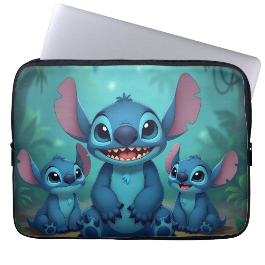 Beste Freunde fürs Leben – Lilo & Stitch Laptopschutzhülle (Vorderseite)