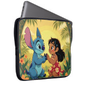 Beste Freunde fürs Leben – Lilo & Stitch Laptopschutzhülle (Vorne Rechts)