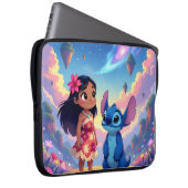 Beste Freunde fürs Leben – Lilo & Stitch Laptopschutzhülle (Vorne Rechts)