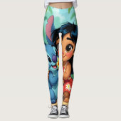 Beste Freunde fürs Leben – Lilo & Stitch   Leggings (Vorderseite)
