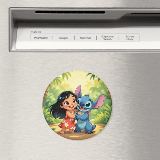 Beste Freunde fürs Leben – Lilo & Stitch Magnet (In Situ (Geschirrspüler))