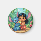 Beste Freunde fürs Leben – Lilo & Stitch Magnet (Vorne)