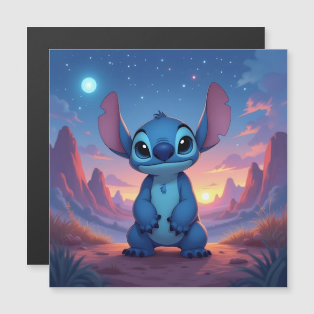 Beste Freunde fürs Leben – Lilo & Stitch   Magnetkarte (Vorne/Hinten)