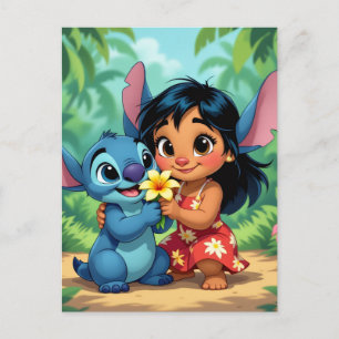 Beste Freunde fürs Leben – Lilo & Stitch   Postkarte