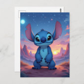 Beste Freunde fürs Leben – Lilo & Stitch   Postkarte (Vorne/Hinten)
