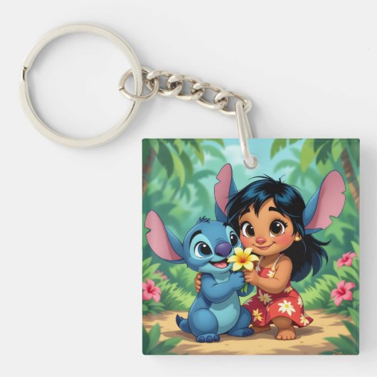 Beste Freunde fürs Leben – Lilo & Stitch   Schlüsselanhänger (Vorderseite)