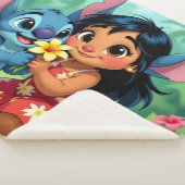 Beste Freunde fürs Leben – Lilo & Stitch   Sherpadecke (3/4)