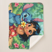 Beste Freunde fürs Leben – Lilo & Stitch   Sherpadecke (Vorderseite)