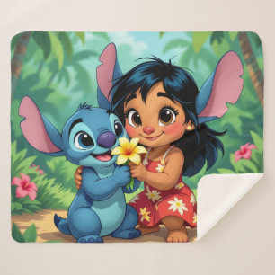 Beste Freunde fürs Leben – Lilo & Stitch   Sherpadecke