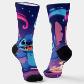 Beste Freunde fürs Leben – Lilo & Stitch Socken (Gewinkelt)
