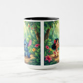Beste Freunde fürs Leben – Lilo & Stitch Tasse (Zentrum)
