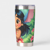 Beste Freunde fürs Leben – Lilo & Stitch   Thermobecher (Rückseite)