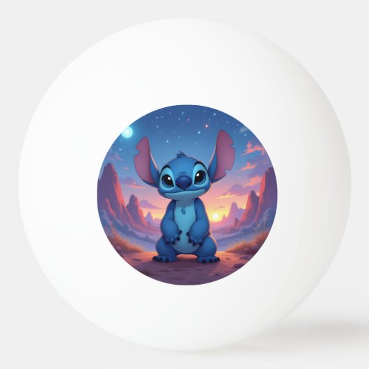Beste Freunde fürs Leben – Lilo & Stitch   Tischtennisball (Vorderseite)