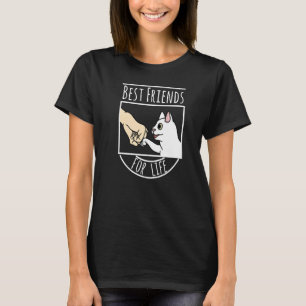 Beste Freunde fürs Leben Weiße Katze Haustier T-Shirt