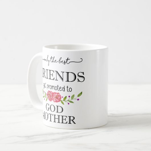 Beste Freunde gefördert zur Gott-Mutter Kaffeetasse (Vorderseite Links)