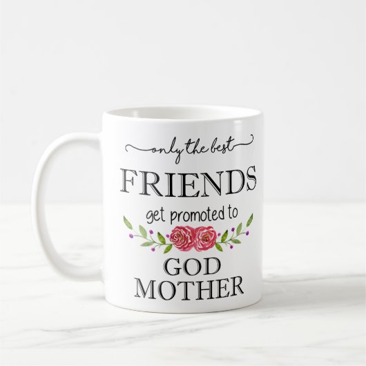 Beste Freunde gefördert zur Gott-Mutter Kaffeetasse (Links)