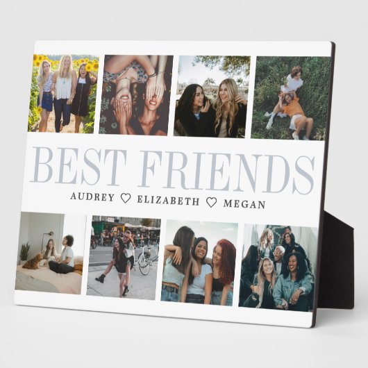 Beste Freunde Geschenk Soul Schwestern Foto Collag Fotoplatte (Seite)