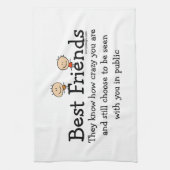 Beste Freunde Handtuch (Vertikal)
