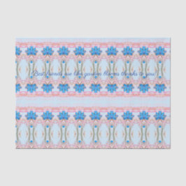 Beste Freunde Hübsches Blumenzapier Seidenpapier