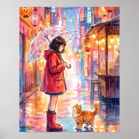 Beste Freunde im Regen Poster (Vorne)