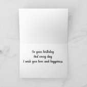 **BESTE FREUNDE*** IMMER IN MEINEM HERZEN GEBURTST KARTE (Innenseite)