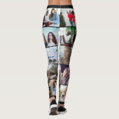 Beste Freunde individuelle Foto Collage erstellen  Leggings (Rückseite)