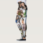 Beste Freunde individuelle Foto Collage erstellen  Leggings (Links)