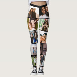 Beste Freunde individuelle Foto Collage erstellen  Leggings