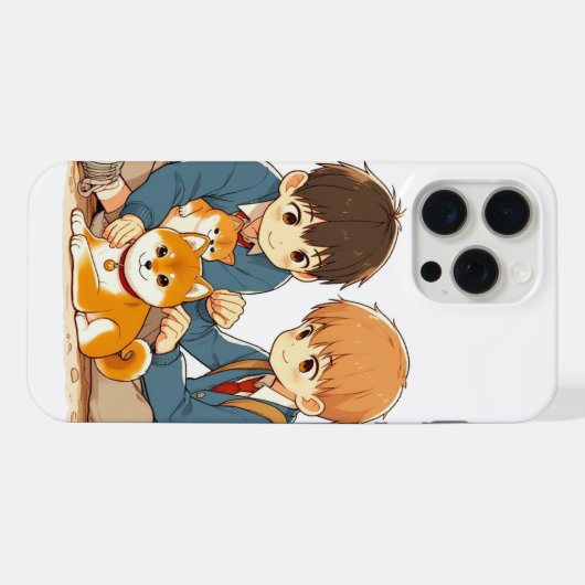 Beste Freunde iPhone Hülle (Rückseite (Horizontal))