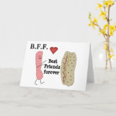 Beste Freunde kardieren für immer Karte (Gelbe Blume)