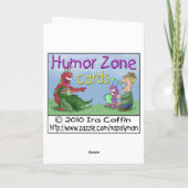 Beste Freunde kardieren für immer: Kuh und Bauer Karte (Rückseite)