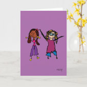 Beste Freunde Karte (Gelbe Blume)