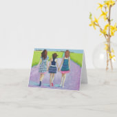 Beste Freunde Karte (Gelbe Blume)