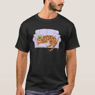 Beste Freunde Katze und Gecko T-Shirt