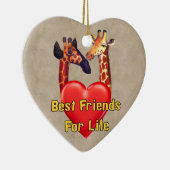 Beste Freunde Keramik Ornament (Rechts)