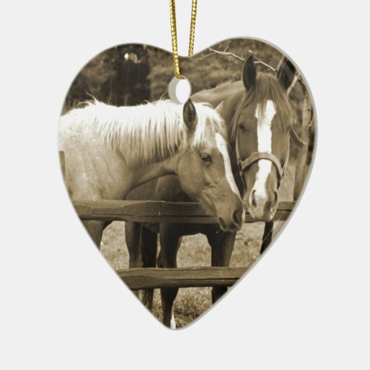 Beste Freunde Keramikornament (Links)