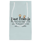 Beste Freunde Kleine Geschenktüte (Vorderseite)