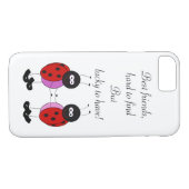 Beste Freunde Ladybugs Case-Mate iPhone Hülle (Rückseite (Horizontal))