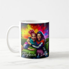 Beste Freunde Lustige Farbige & Inspirierende Zita Kaffeetasse