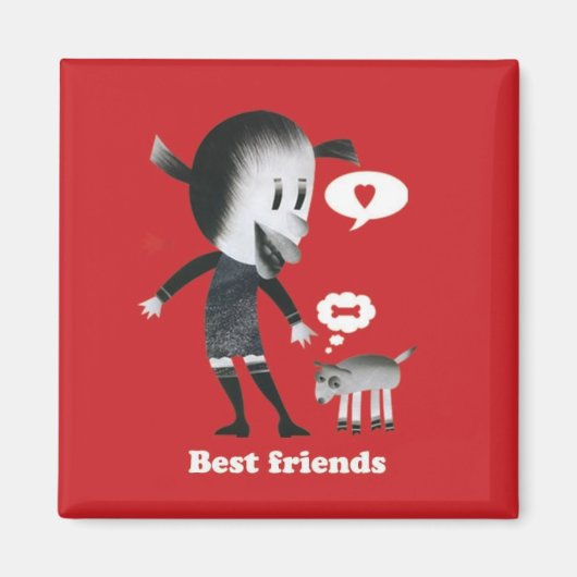 Beste Freunde Magnet (Vorne)