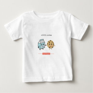 Beste Freunde: Milch u. Plätzchen Baby T-shirt