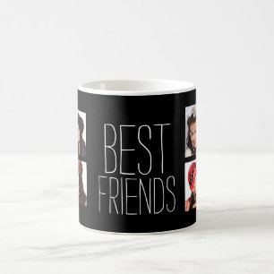 Beste Freunde mit 8 Fotos Kaffeetasse