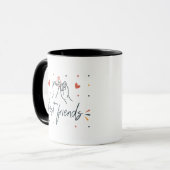 Beste Freunde mit Tasse (Vorderseite Links)