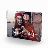 beste Freunde, moderne Skriptreue Fotoblock (Rechts)