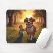 Beste Freunde Mousepad (Mit Mouse)