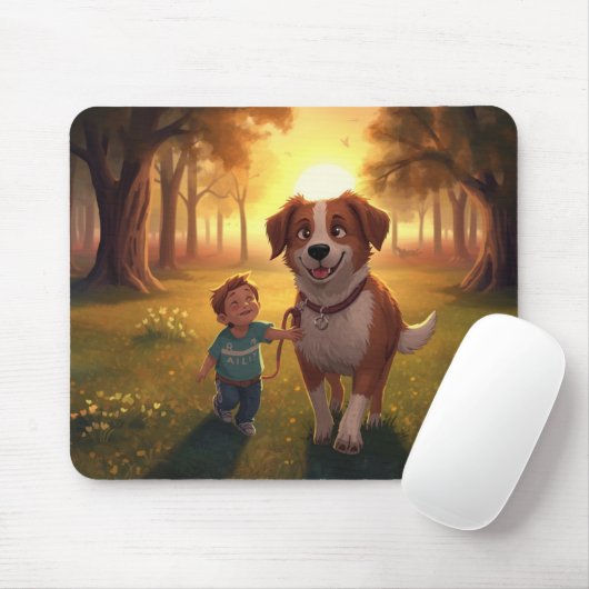 Beste Freunde Mousepad (Mit Mouse)