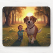 Beste Freunde Mousepad (Vorne)