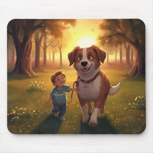 Beste Freunde Mousepad (Vorne)