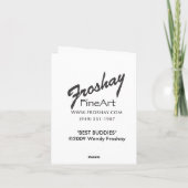 Beste Freunde Notecard Karte (Rückseite)