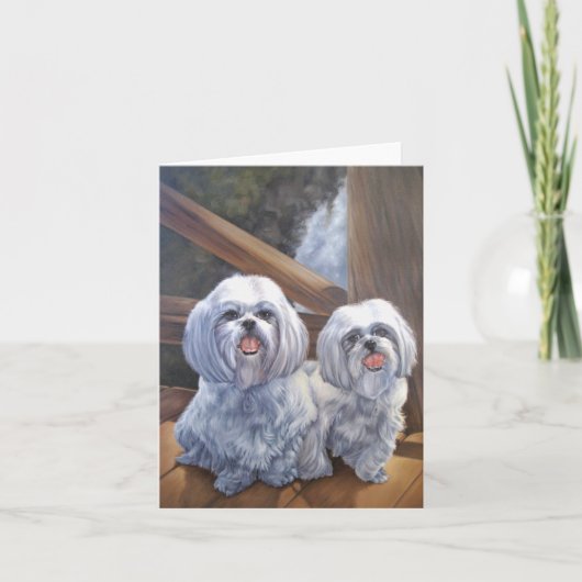 Beste Freunde Notecard Karte (Vorderseite)